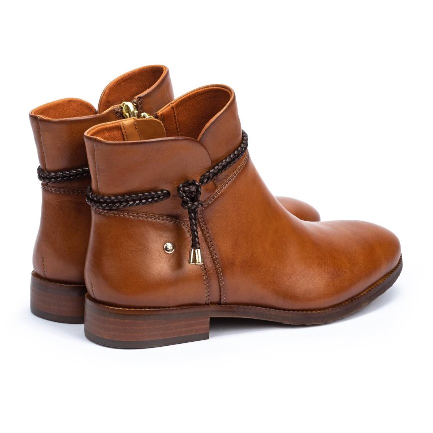 Women's Pikolinos ROYAL W4D-8908 Ankle Boots Brown | NZ Z3057Q9